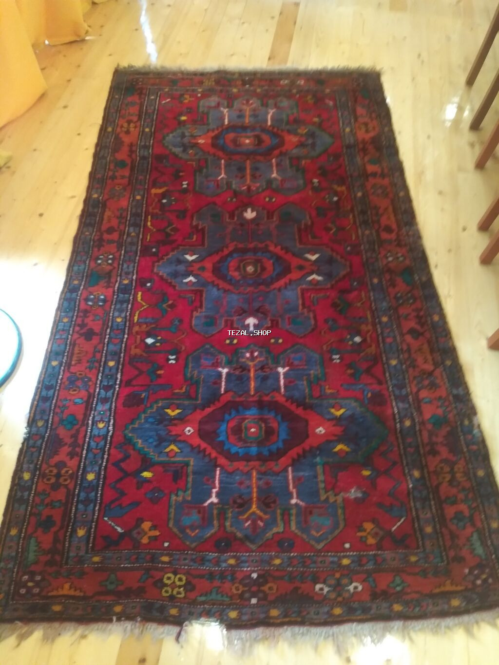 Əl toxuması oriental xalça - Ölçü: təxmini 2,0 x 1,1 m (foto üzrə - şəkil 2