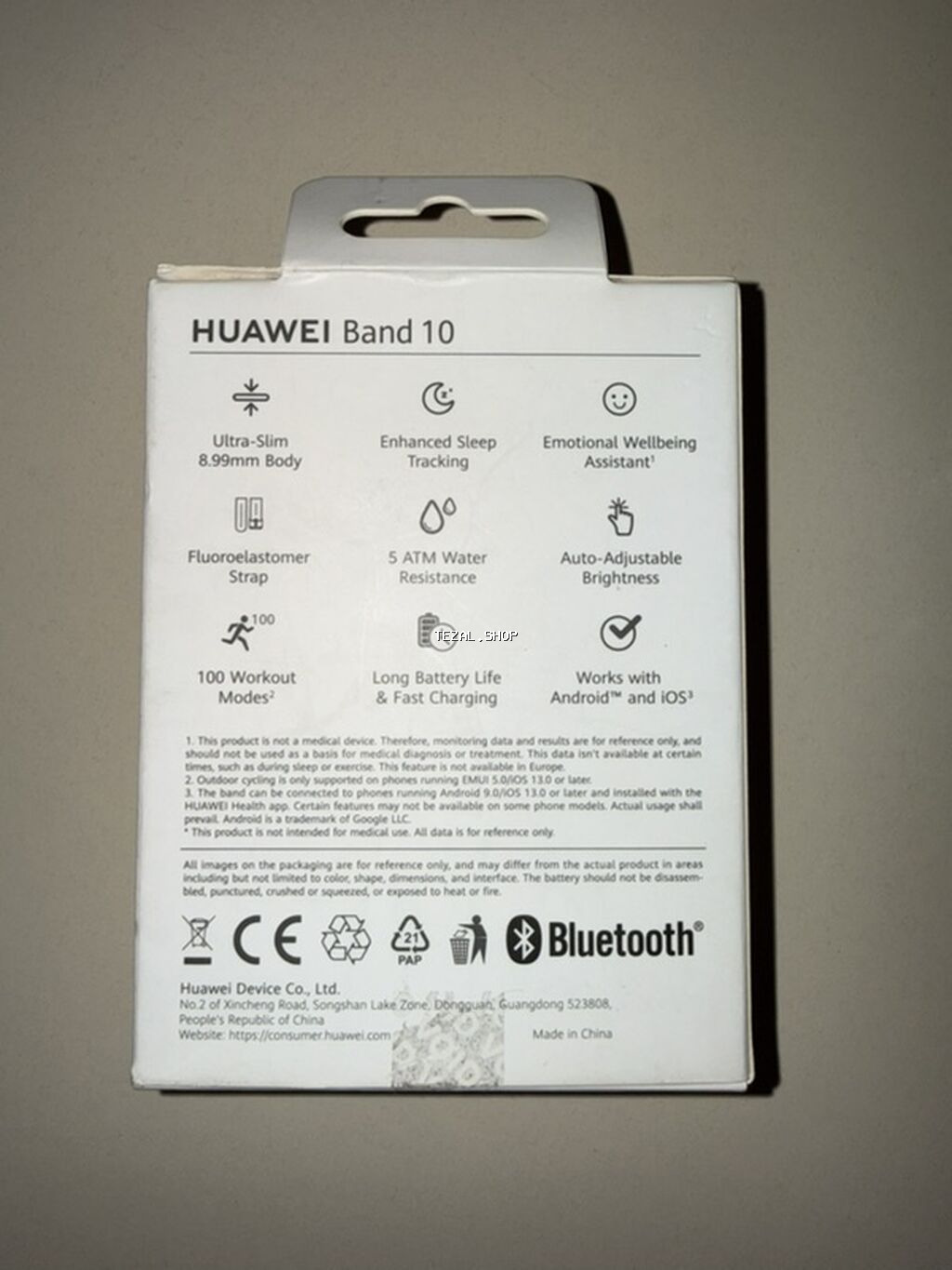 Smart qolbaq, Huawei, Bluetooth, rəng - Qara - şəkil 2