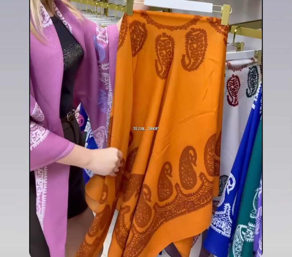 ŞOK ENDİRİM ‼️‼️‼️ Məhsul: “Azerbaijan Kelagayi” – əl işi saf ipək