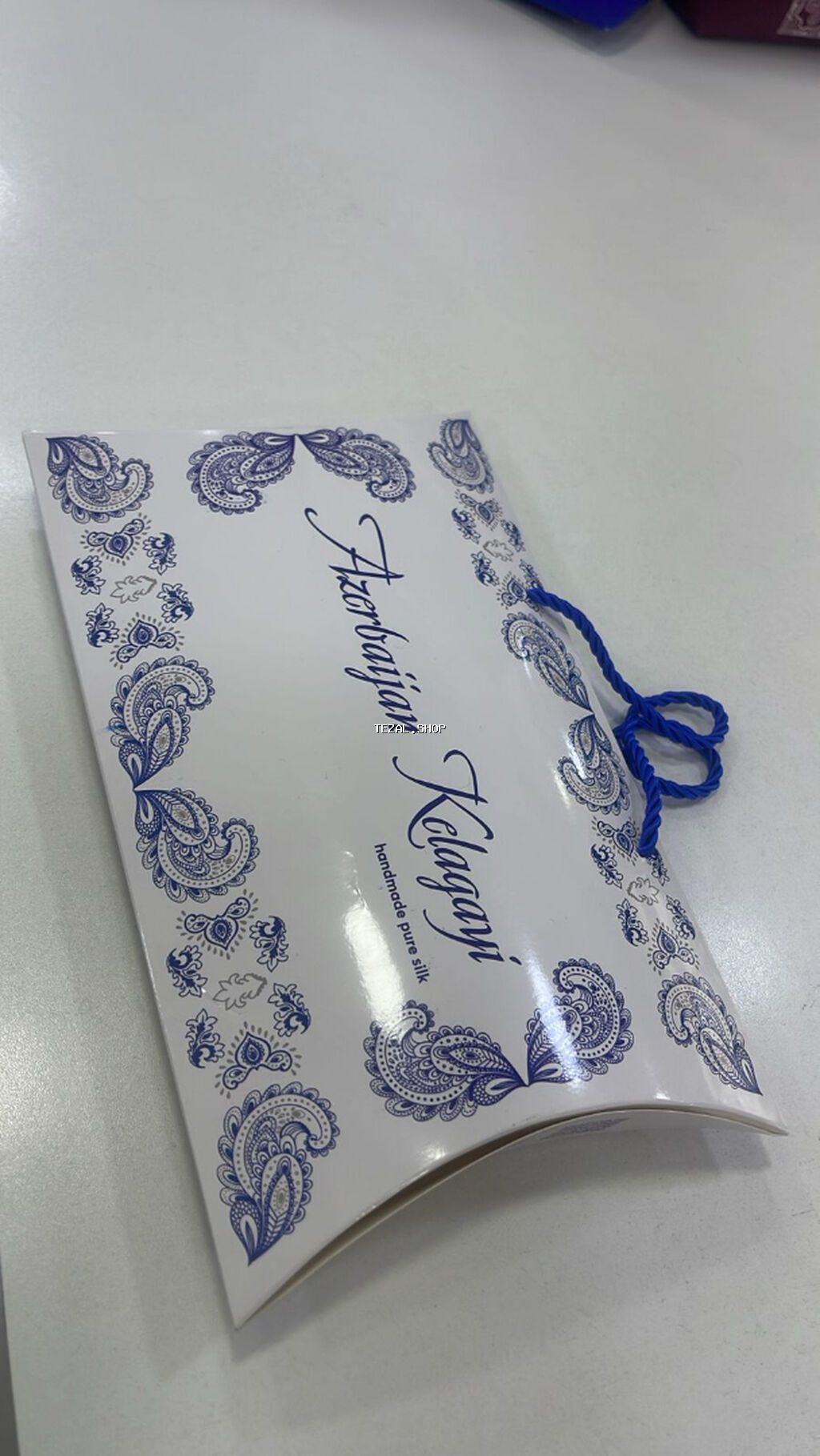 ŞOK ENDİRİM ‼️‼️‼️ Məhsul: “Azerbaijan Kelagayi” – əl işi saf ipək - şəkil 3