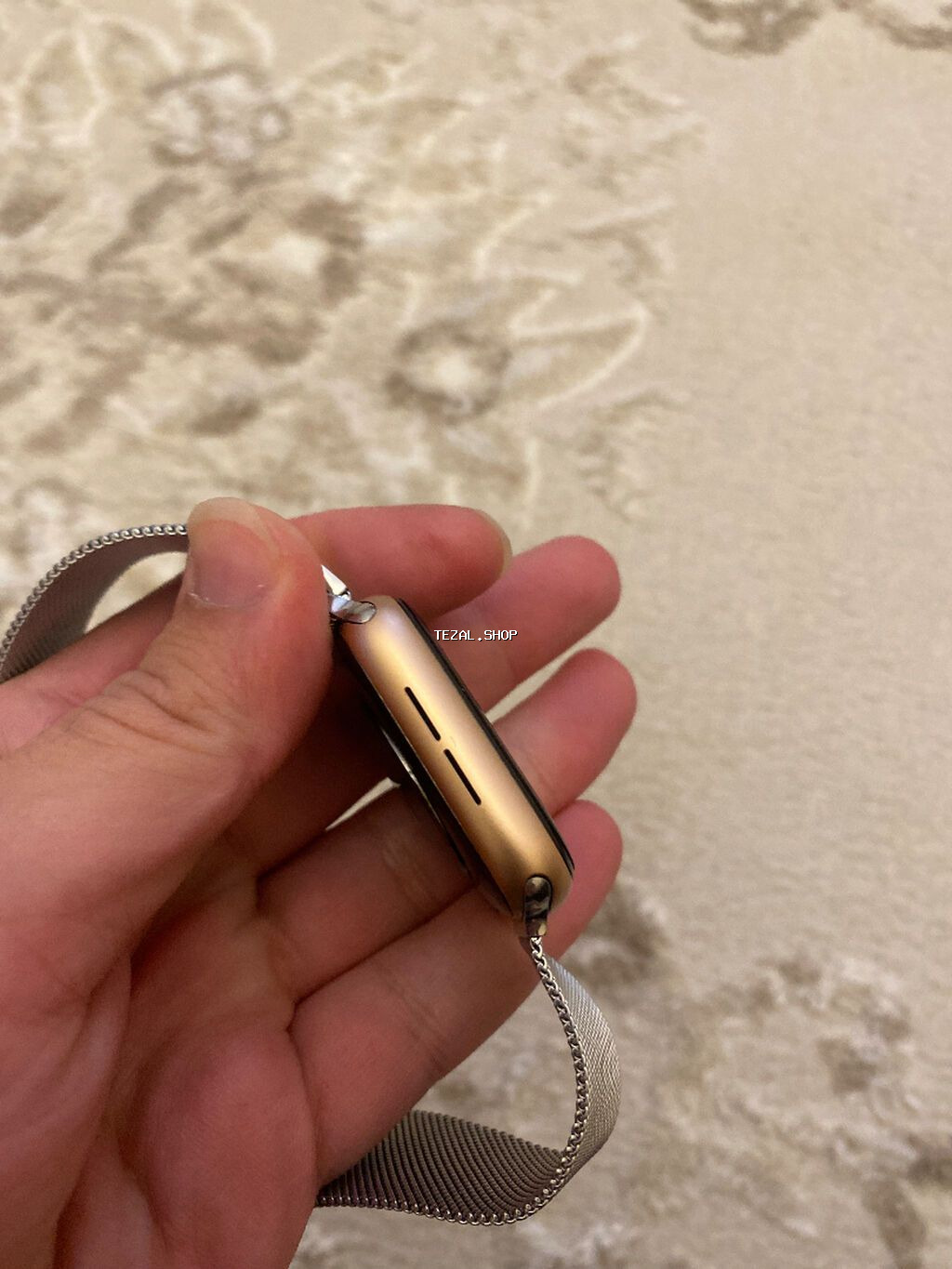 İşlənmiş, Smart saat, Apple, Sensor ekran, rəng - Qızılı - şəkil 3