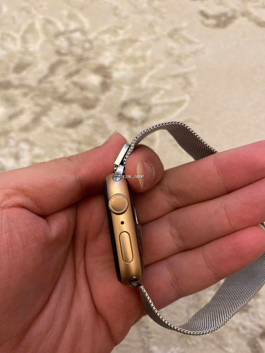 İşlənmiş, Smart saat, Apple, Sensor ekran, rəng - Qızılı - şəkil 4