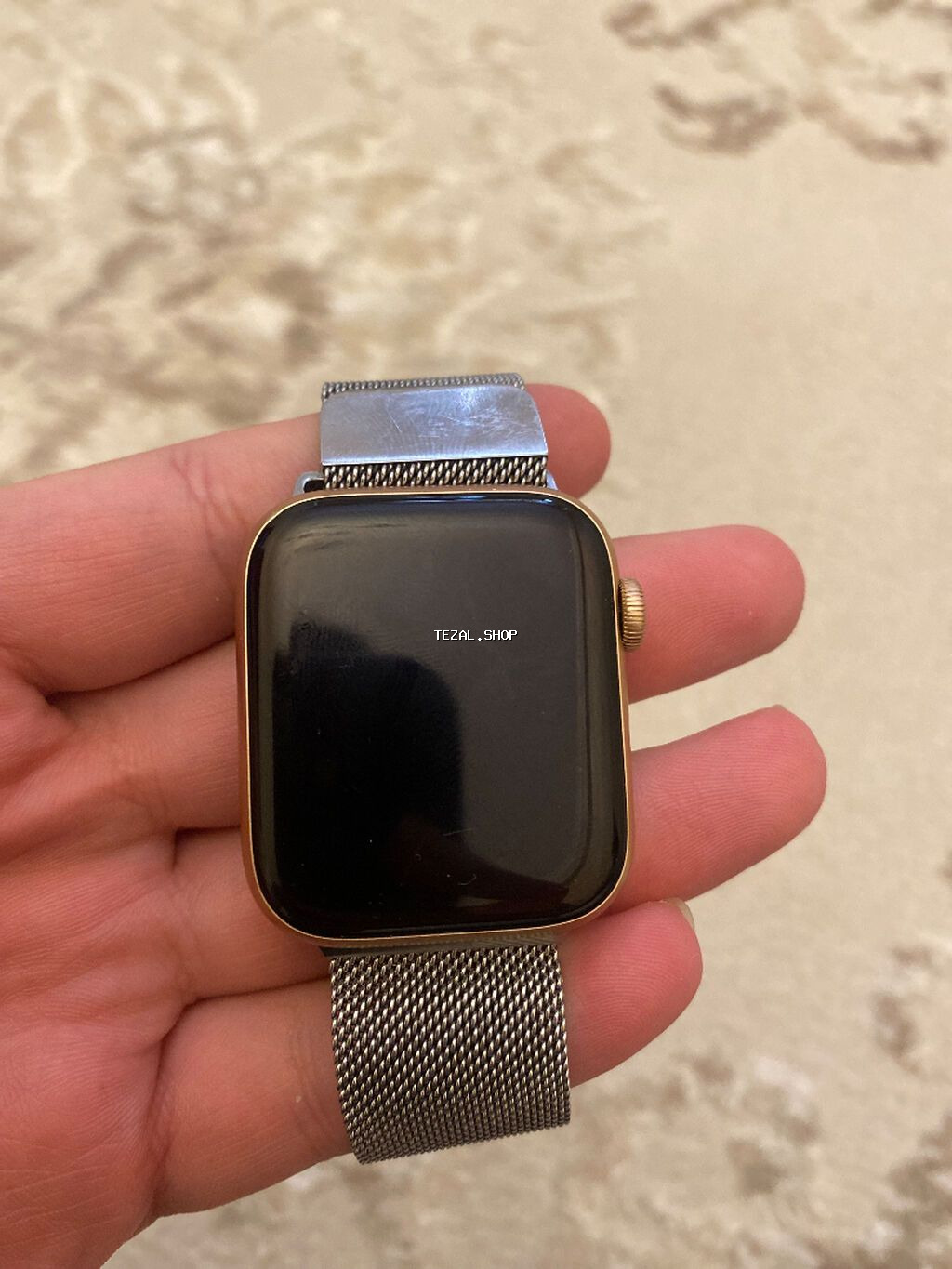 İşlənmiş, Smart saat, Apple, Sensor ekran, rəng - Qızılı - şəkil 5