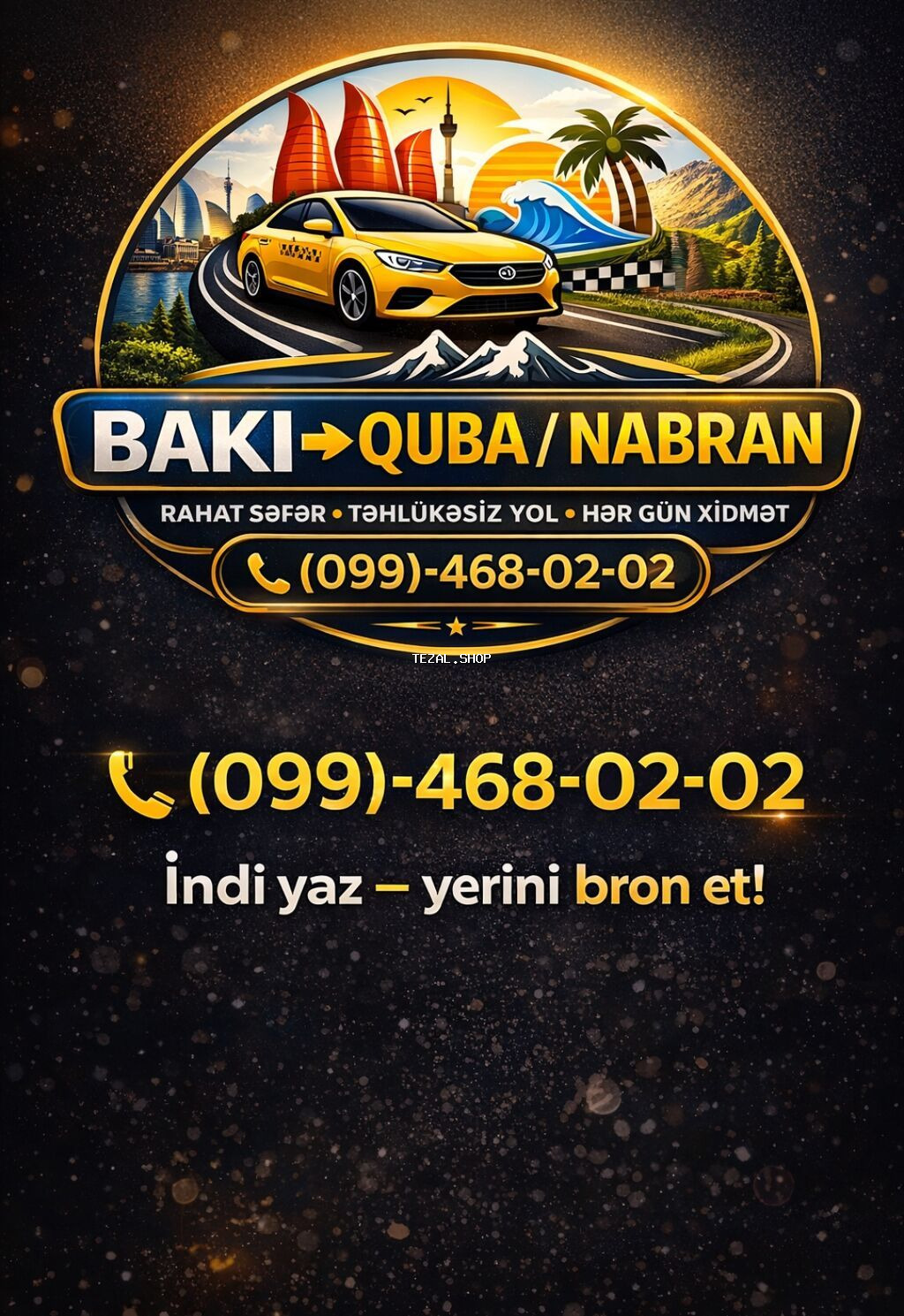 Minik avtomobili, Bakı - Quba - şəkil 2