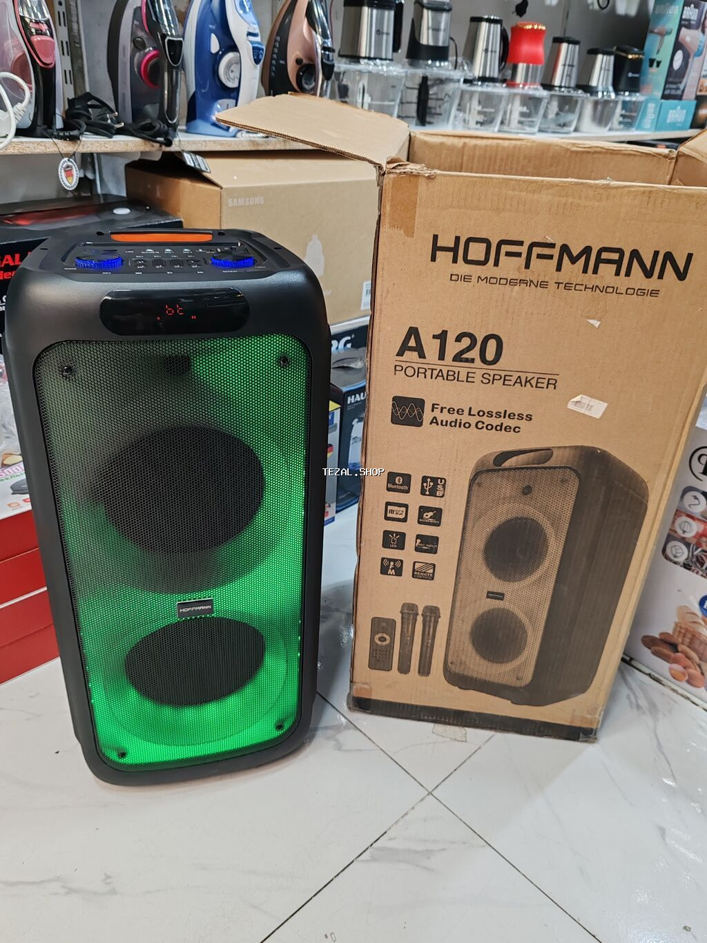 Çox az istifadə olunub demək olarki yenidir 120w gücü səsi idaldi 2