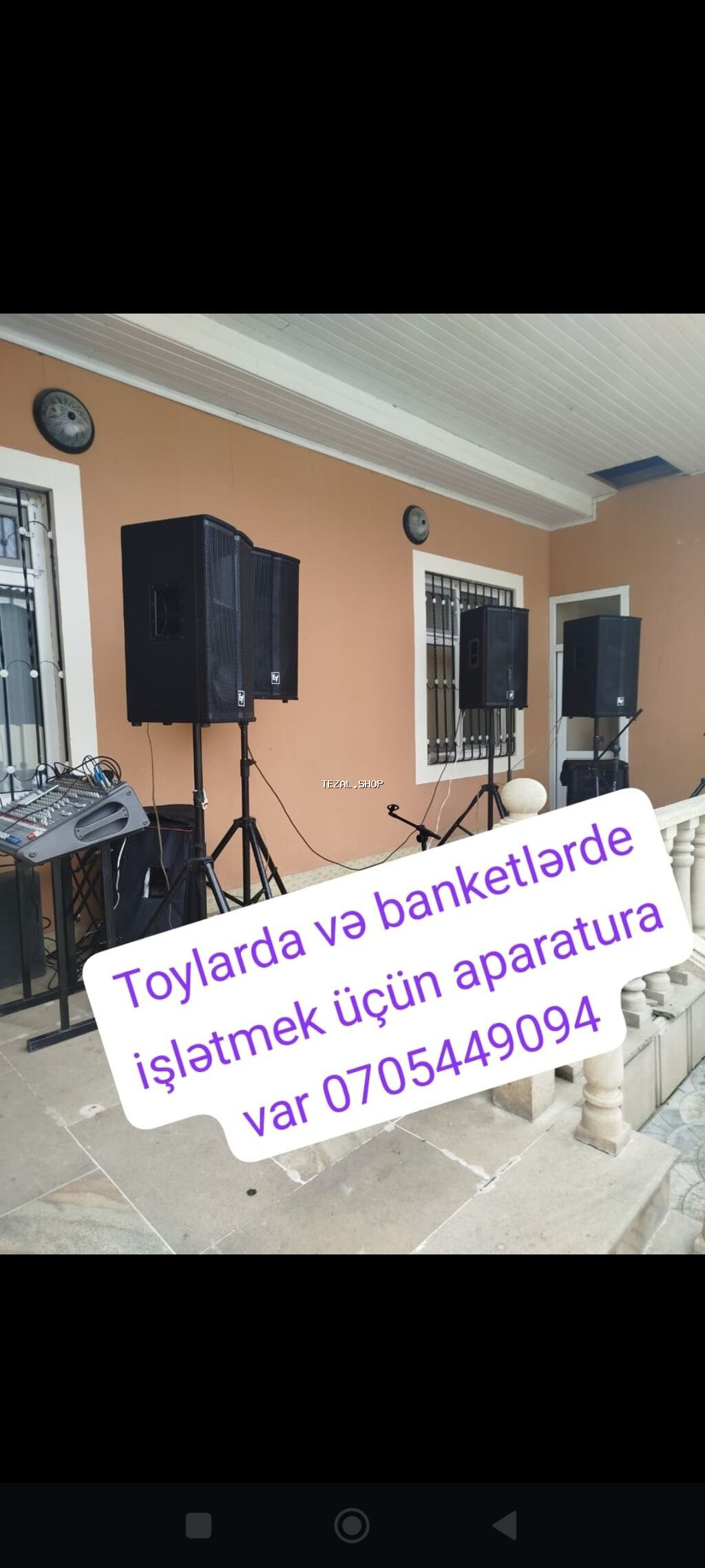 Toy və banketlər üçün səs sistemi icarəsi - Peşəkar akustik kolonlar - şəkil 2
