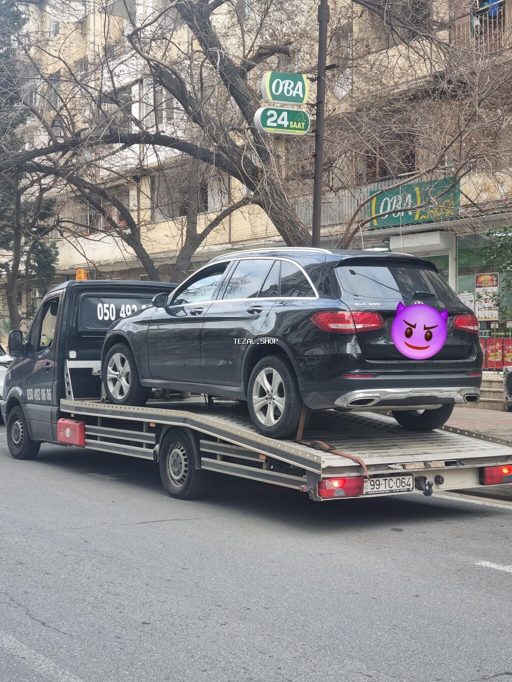 Evakuator, Hərəkətli platforma ilə, Şəhər daxili