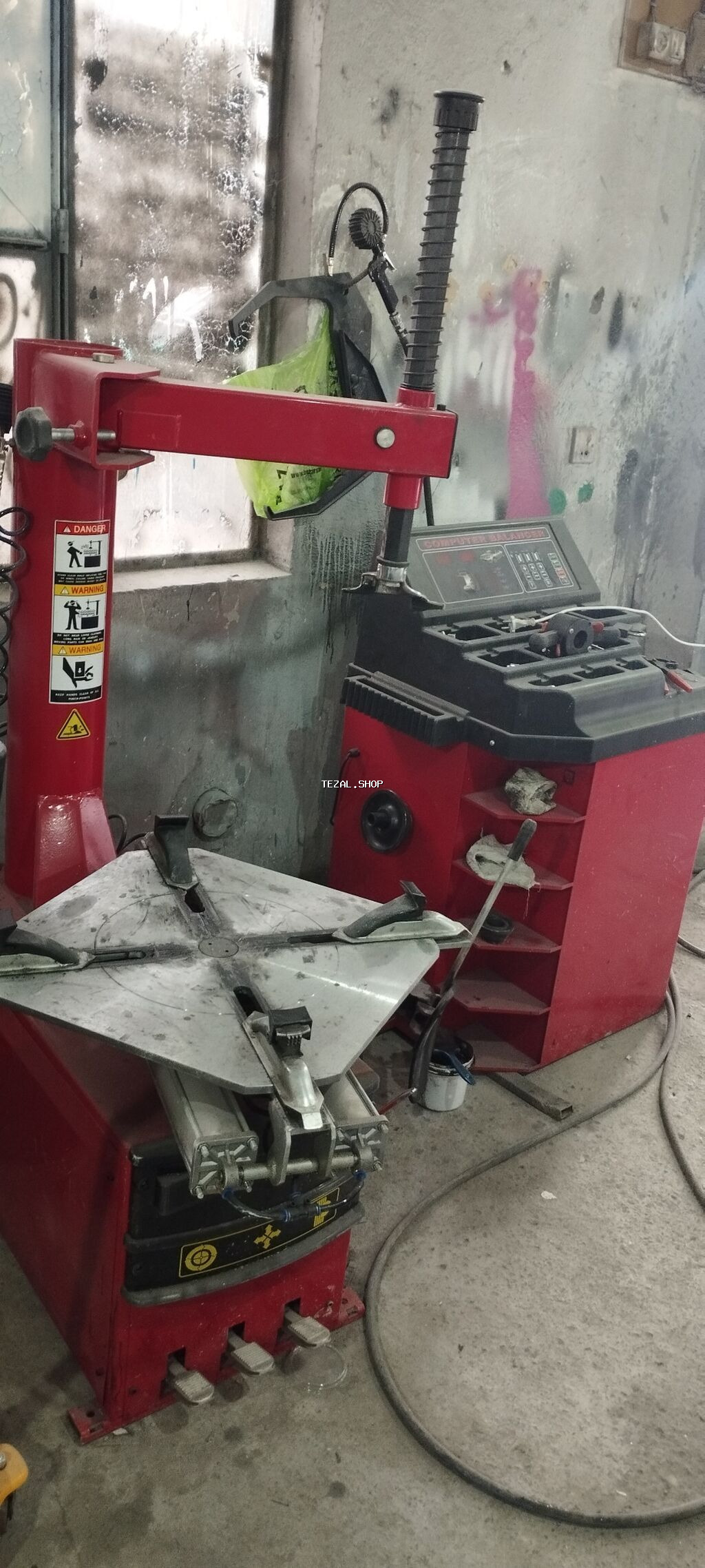 Avtoşin servisi üçün avadanlıqlar komplekti - Şin söküb-taxma