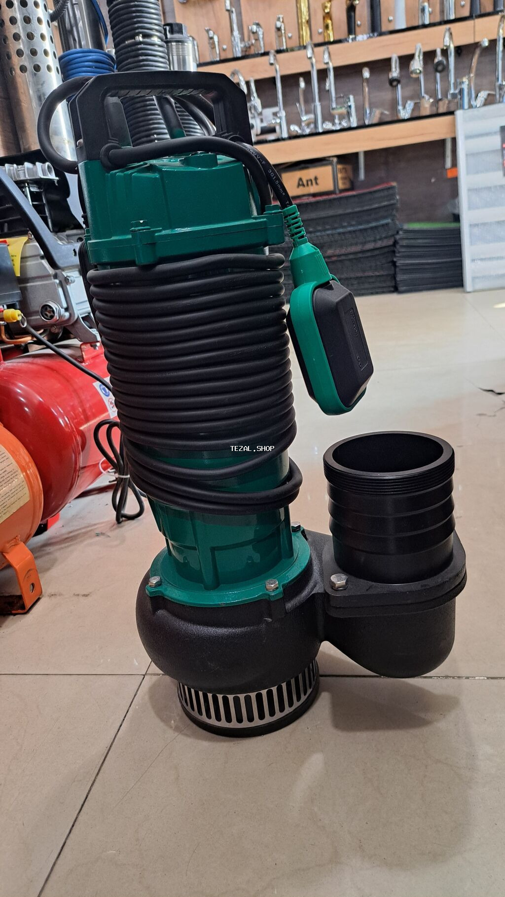 Nasos, Kanalizasiya üçün, quraşdırılma Sualtı