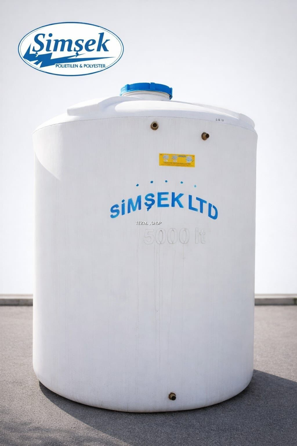 Bak, Plastik, 5000 l l, Yeni, Ödənişli çatdırılma