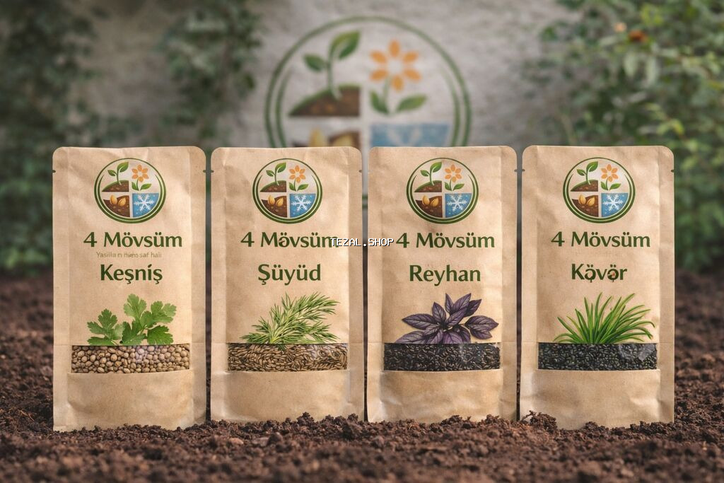 ✨ 4 Mövsüm ✨ 🌱 Artıq evinizdə və bağçanızda təbii, dərmansız və