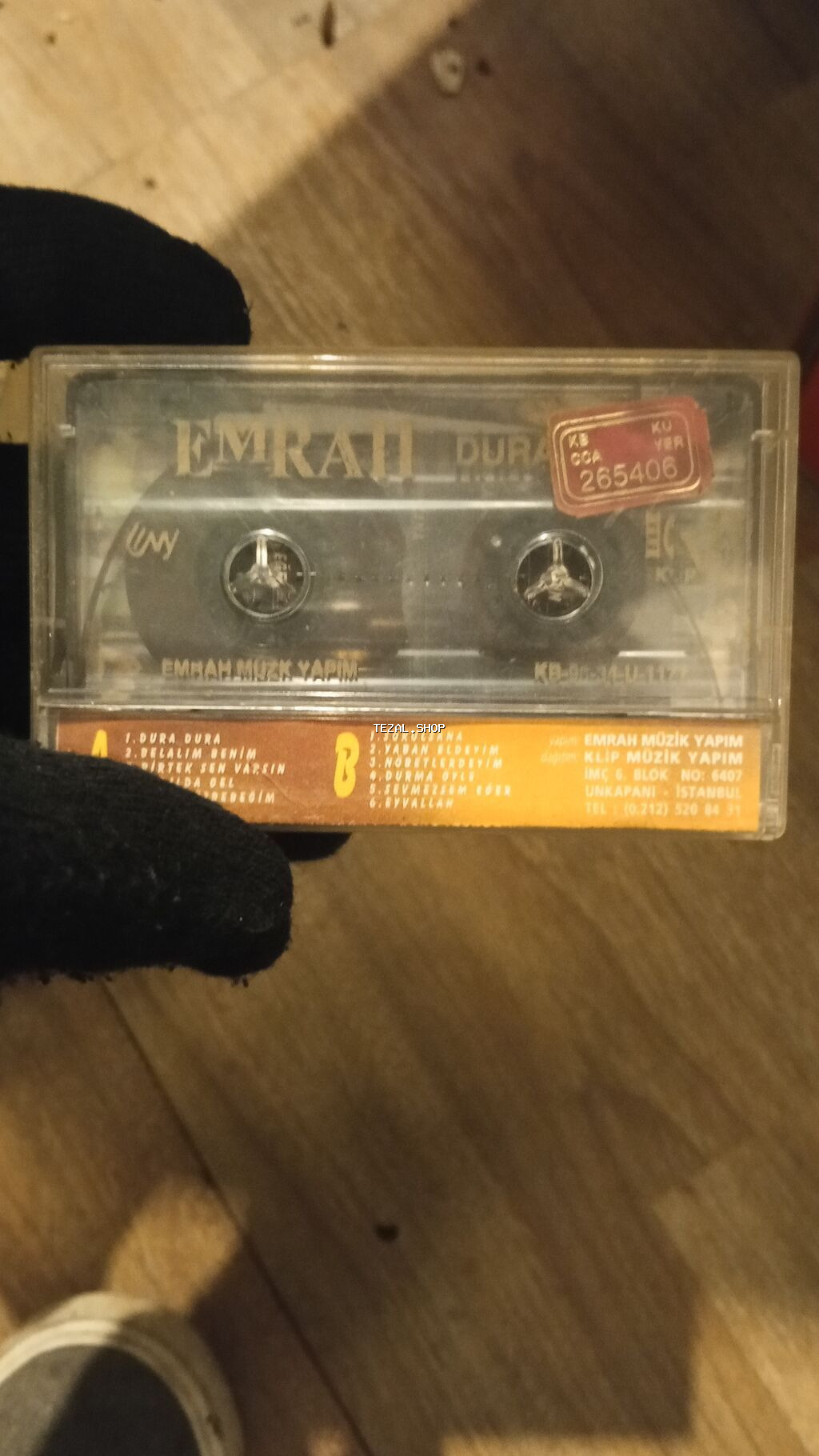 Məhsul: Audio kasetlər toplusu - Emrah – “Dura Dura” orijinal kaseti - şəkil 3