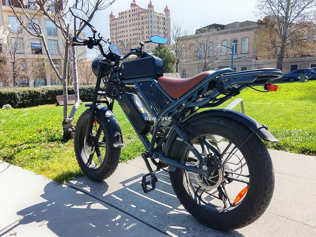 Motor 1000w Batareya 48w 15 amper 2eded Eko rejim məsafə 150m Komfort - şəkil 2