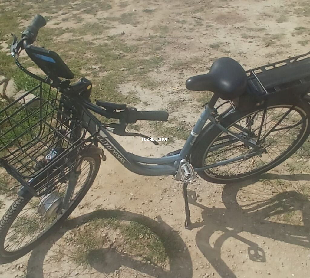 Şəhər tipli elektrik velosipedi - Aşağı enişli (step-through)