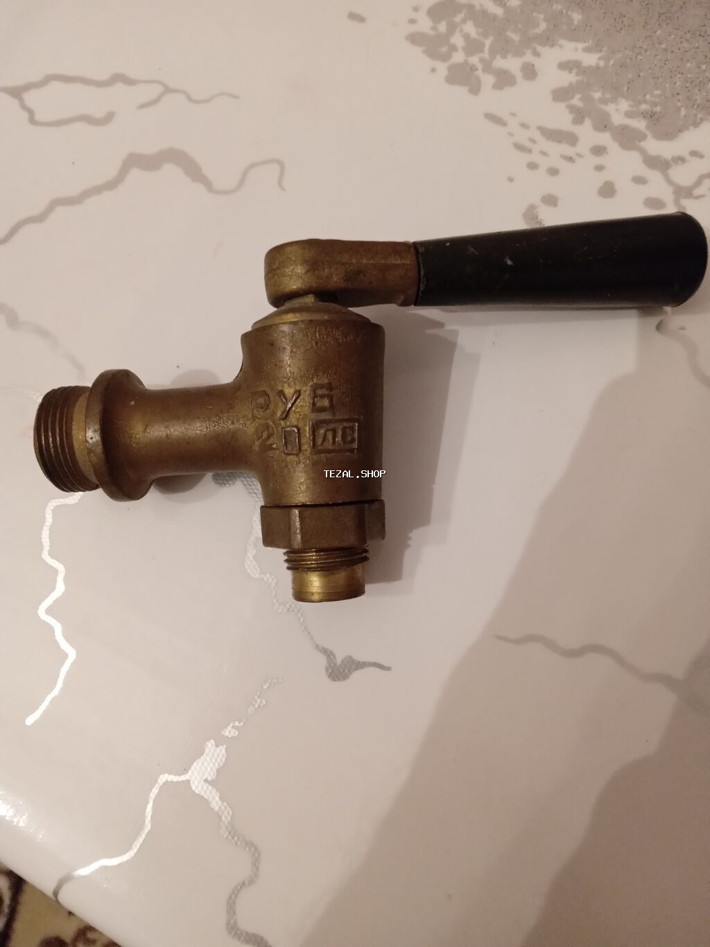 Qədmi çadır Samovarları (40-50 litr) üçün Bronzadan təzə VENTİL