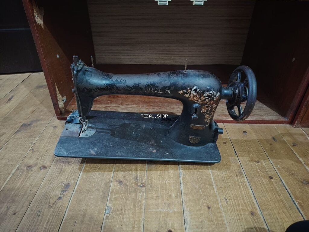 Antik tikiş maşını – mexaniki, çarxlı model Satılır qədim tikiş - şəkil 2