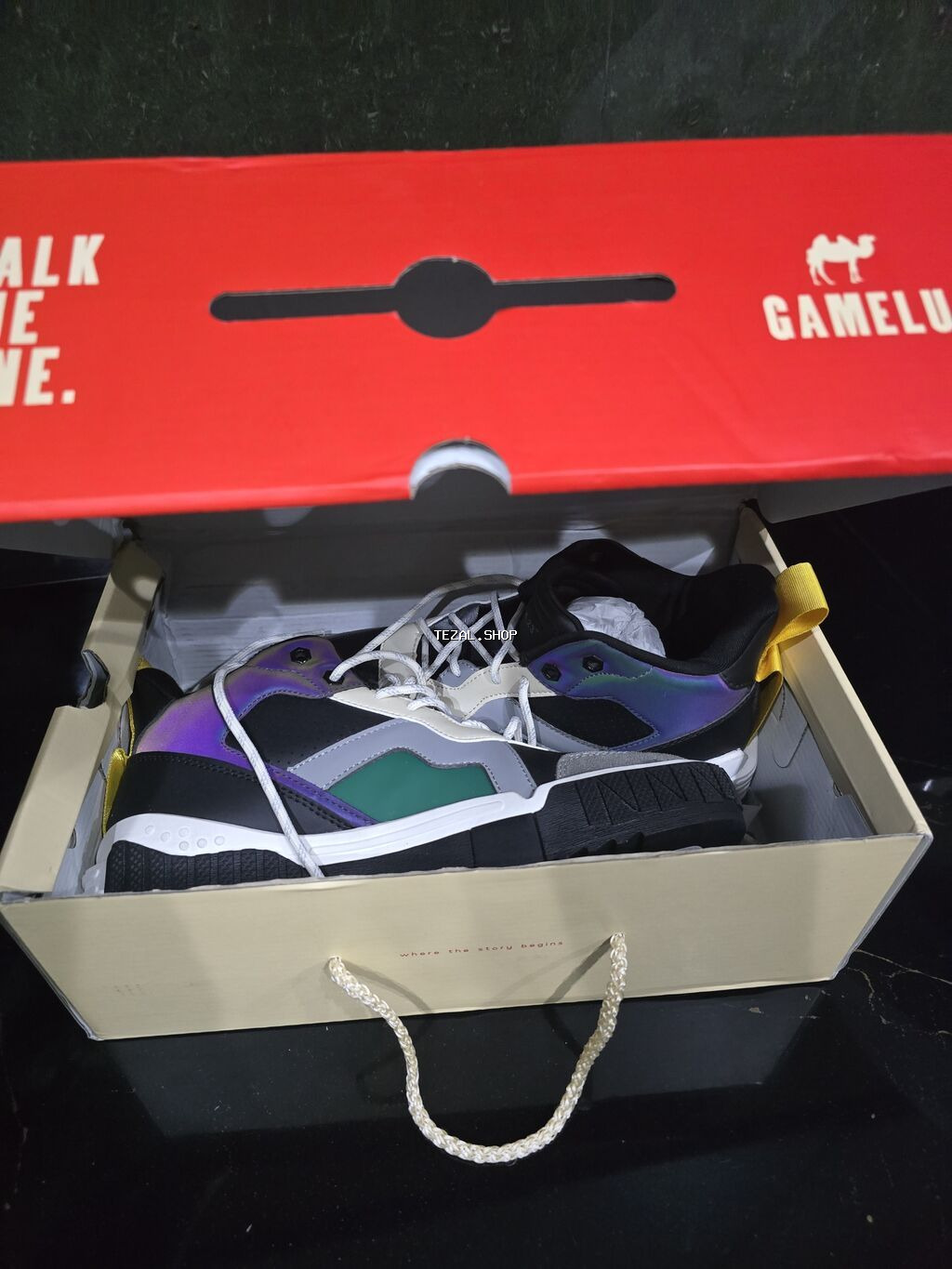Gamelu kişi idman ayaqqabısı – 40 razmer - Brend: Gamelu (qutusu və - şəkil 3
