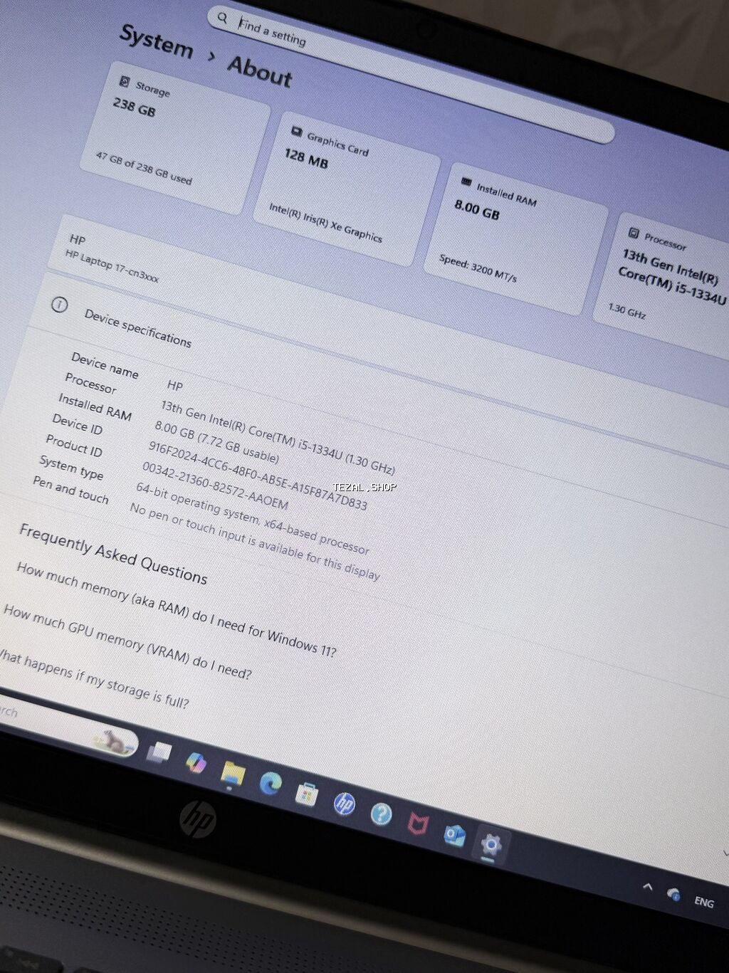 İ5 13 nəsil. İdeal. Təzə kimidi. Çox az işlənib. 1150 aznə alınıb. 17 - şəkil 3