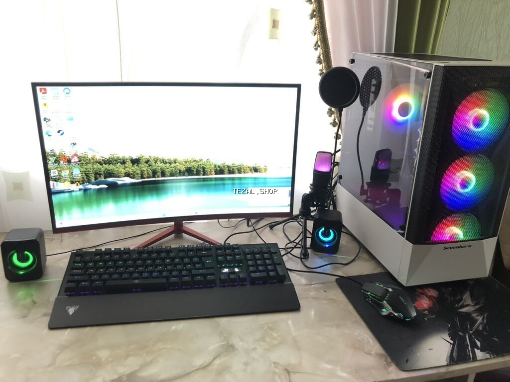 SevenHero White ile Yığılan PC Salam. Kompüteri özüm üçün sıfırdan