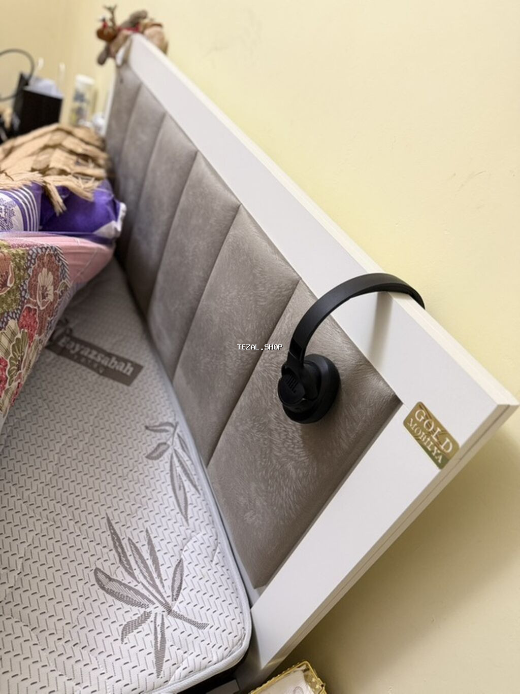 İkinəfərlik çarpayı, Bazalı, Matras ilə, Siyirməsiz - şəkil 3