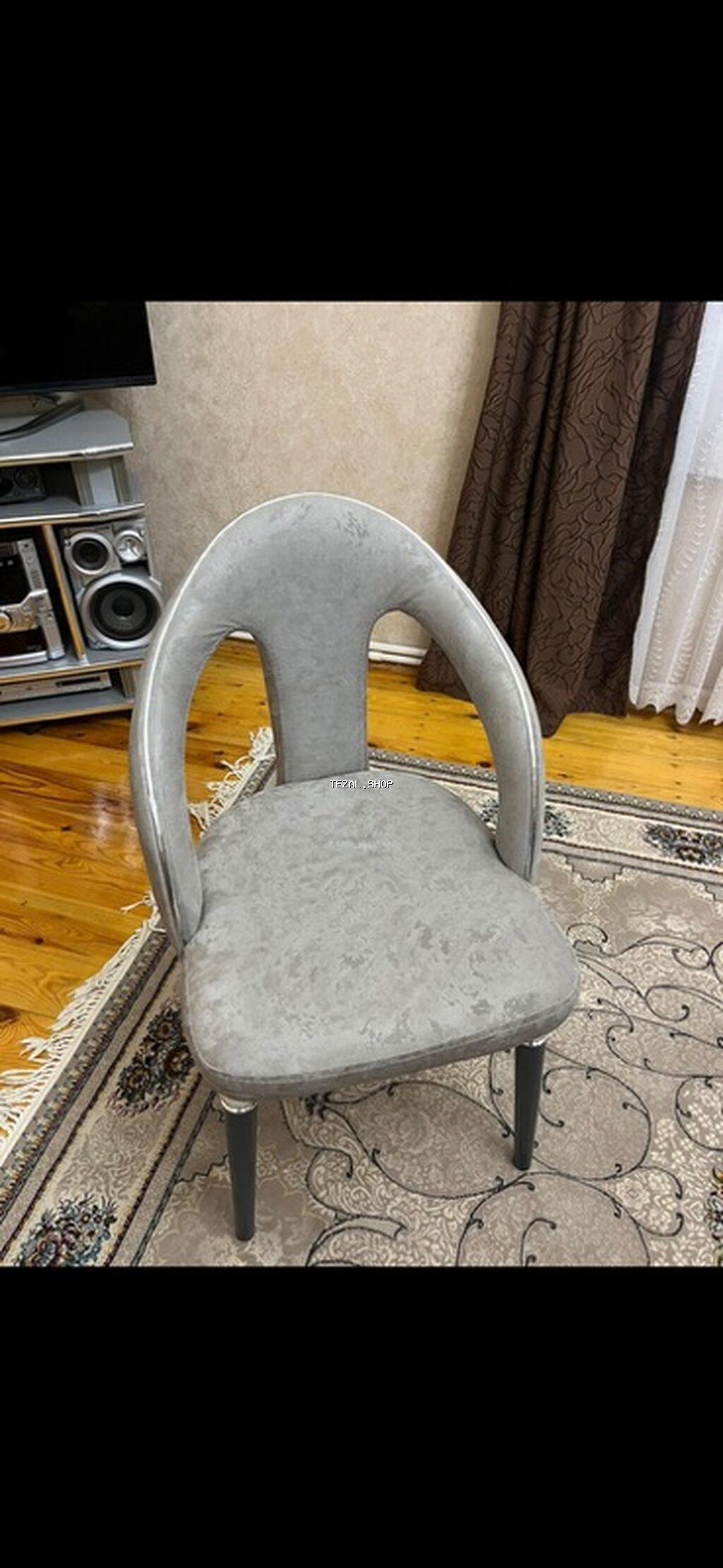 Mətbəx üçün, Açılmayan, Oval masa, 6 stul - şəkil 3