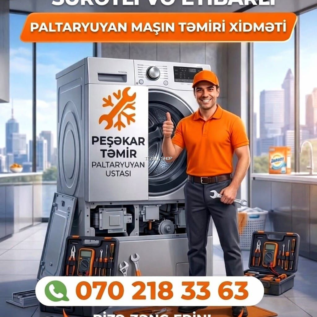 Paltaryuyan təmiri Qabyuyan təmiri Qabyuyan ustasi paltaryuyan maşın - şəkil 2