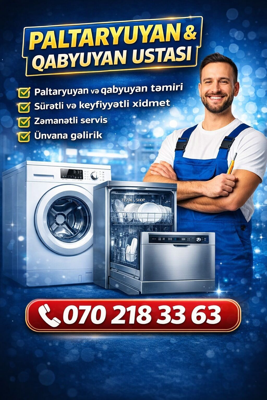 Paltaryuyan təmiri Qabyuyan təmiri Qabyuyan ustasi paltaryuyan maşın - şəkil 4