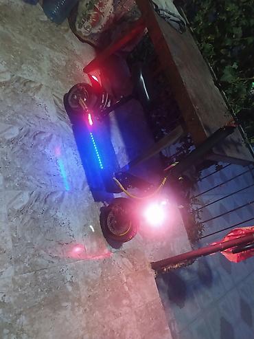 Elektrik skuter – oturacaqlı, işıqlı, güclü model - Güclü ön far və - şəkil 2
