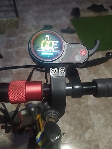 Elektrik skuter – oturacaqlı, işıqlı, güclü model - Güclü ön far və - şəkil 4