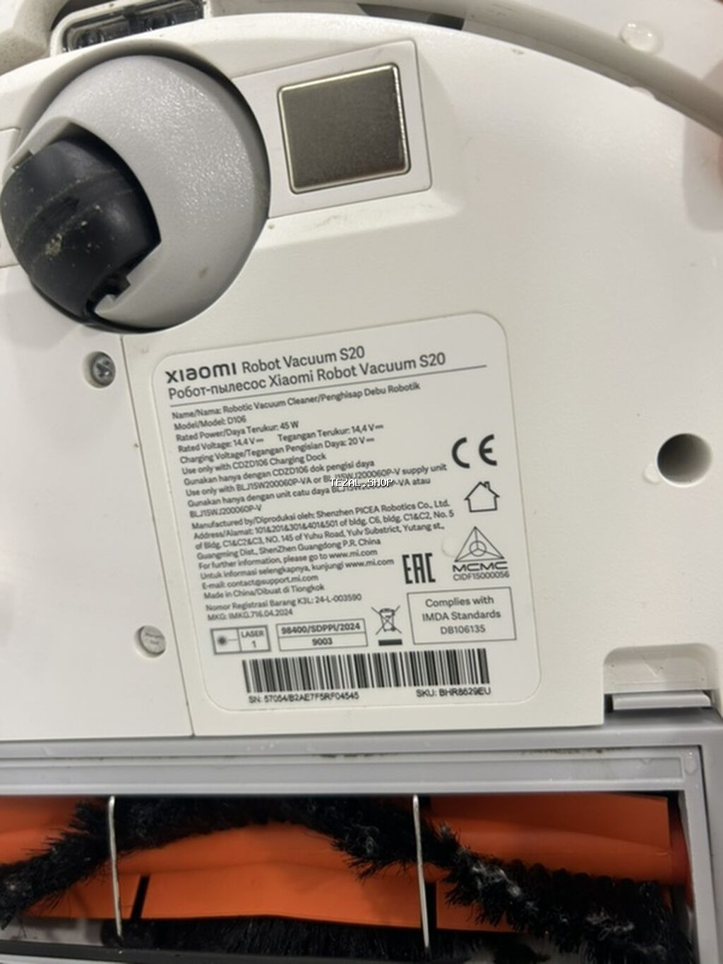 Xiaomi Robot Vacuum S20 – robot tozsoran və silən - Model: Xiaomi - şəkil 4