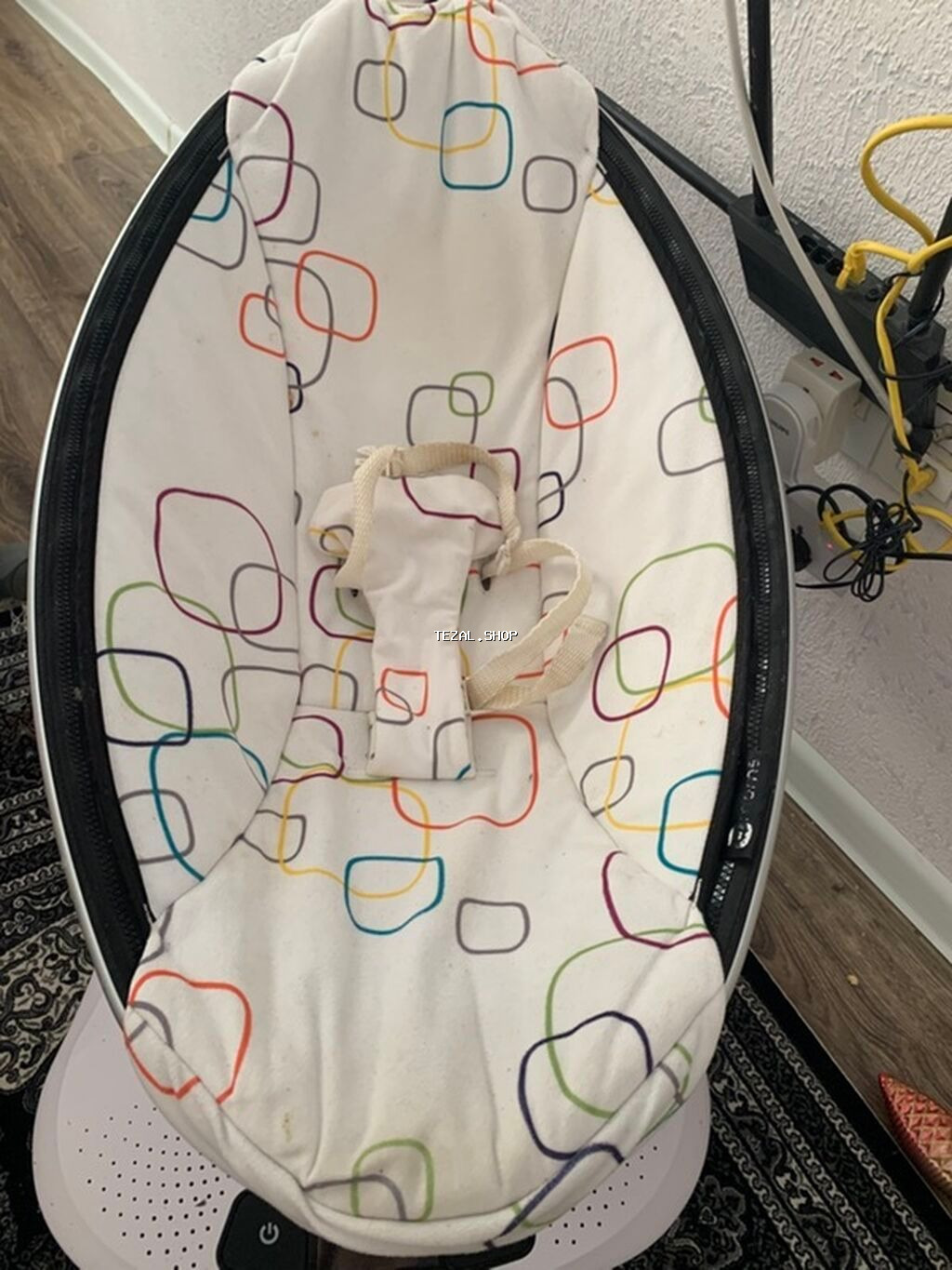 4moms markalı bu avtomatik uşaq yelləncəyi, körpələr üçün rahat və - şəkil 3