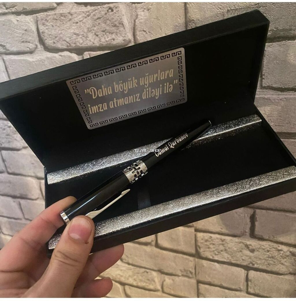 Qələm istənilən yazı yazılır metrolara pulsuz çatdırılır rayonlara