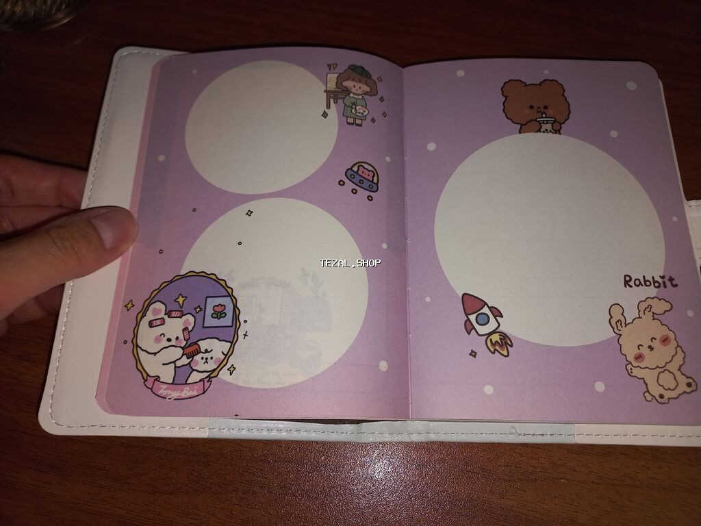 Günlük desti, defderi, qelemi, ve dekoratif lentası - şəkil 3