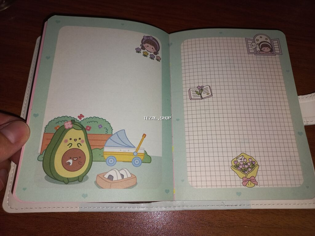 Günlük desti, defderi, qelemi, ve dekoratif lentası - şəkil 5