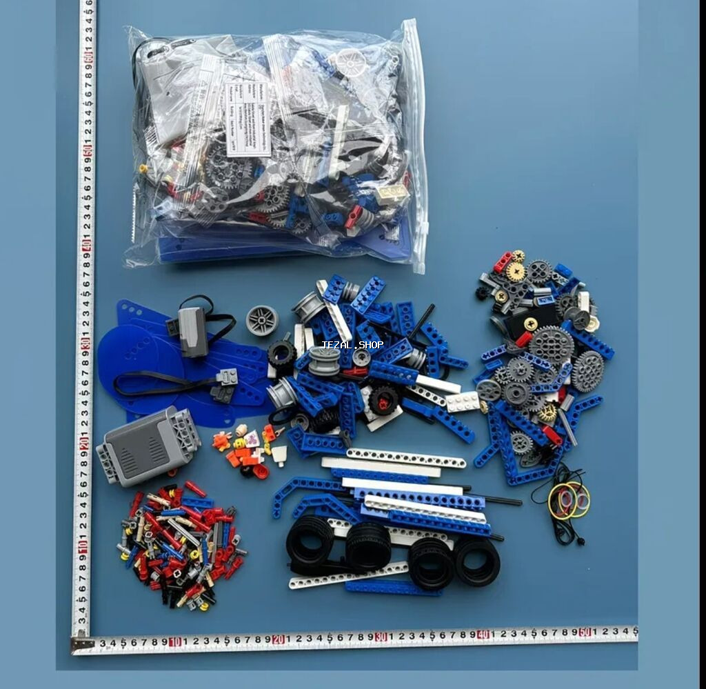 Icinde 396 parca olan konsturktor, mator, batareya qabi. Bununla - şəkil 5