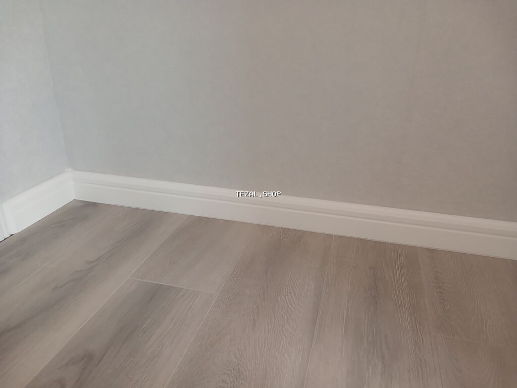 MDF plintus – dekorativ döşəmə-kənaqa qəlibi - Material: sıx MDF - şəkil 2