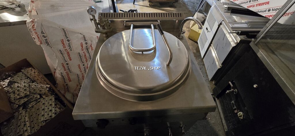 Qazan, rəng - Gümüşü, Paslanmayan polad, 5-dən çox l