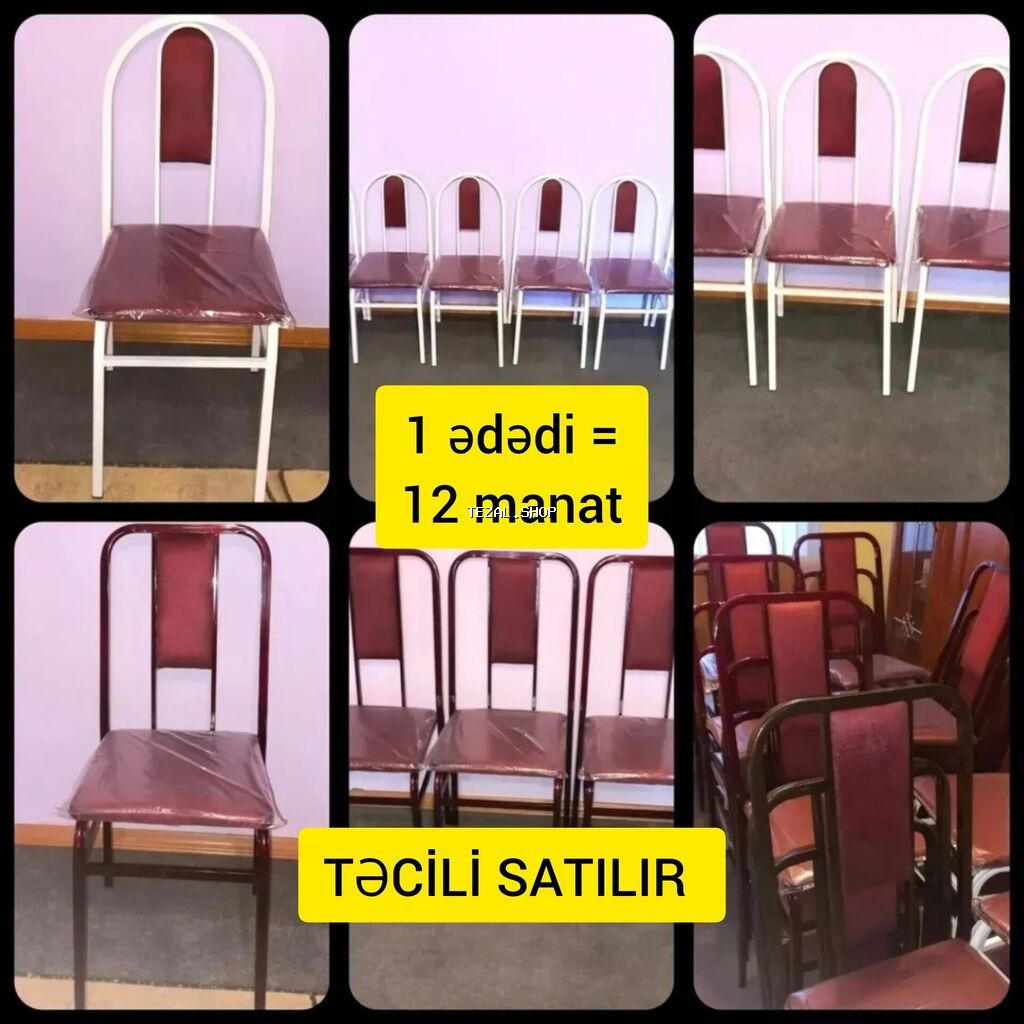 ENDİRİMLİ qiymətə YENİ STULLAR satılır