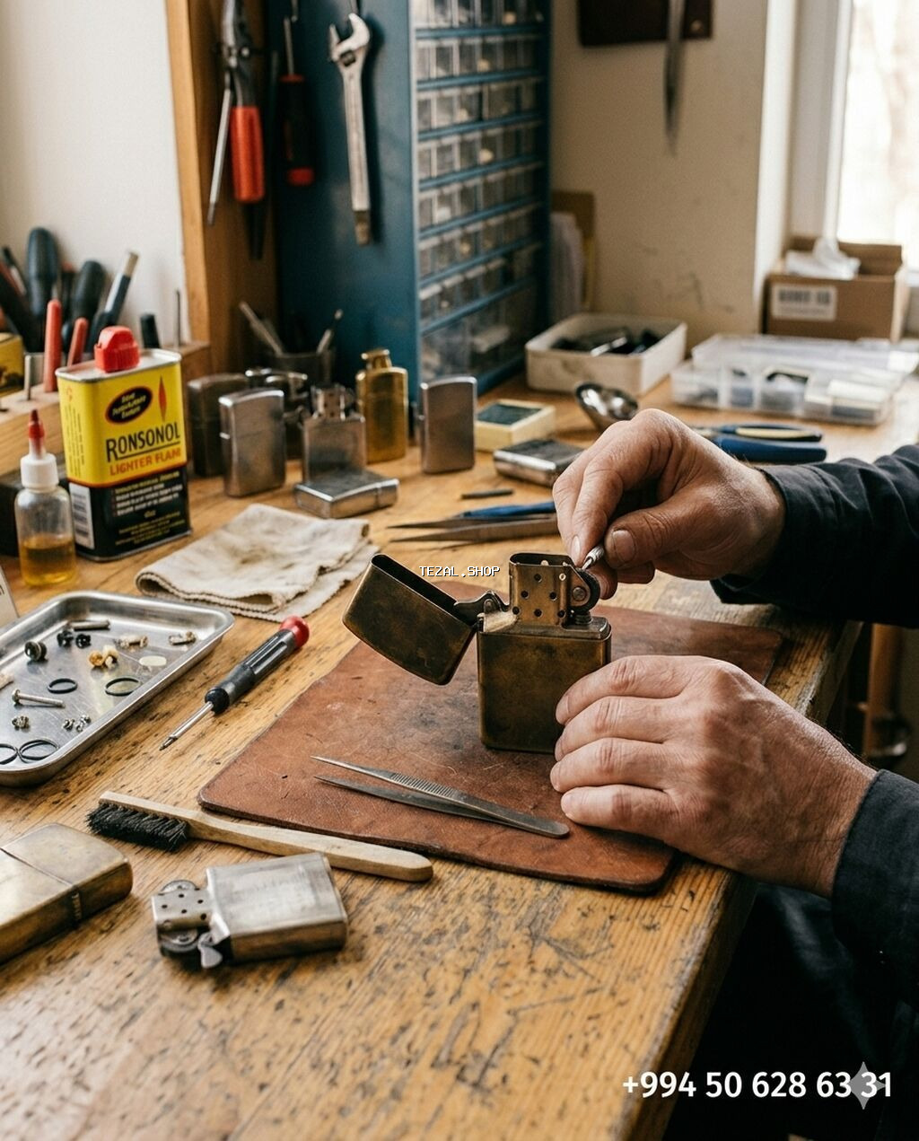 Zippo alışqan xidmətləri - Zippo alışqanlarının peşəkar təmiri