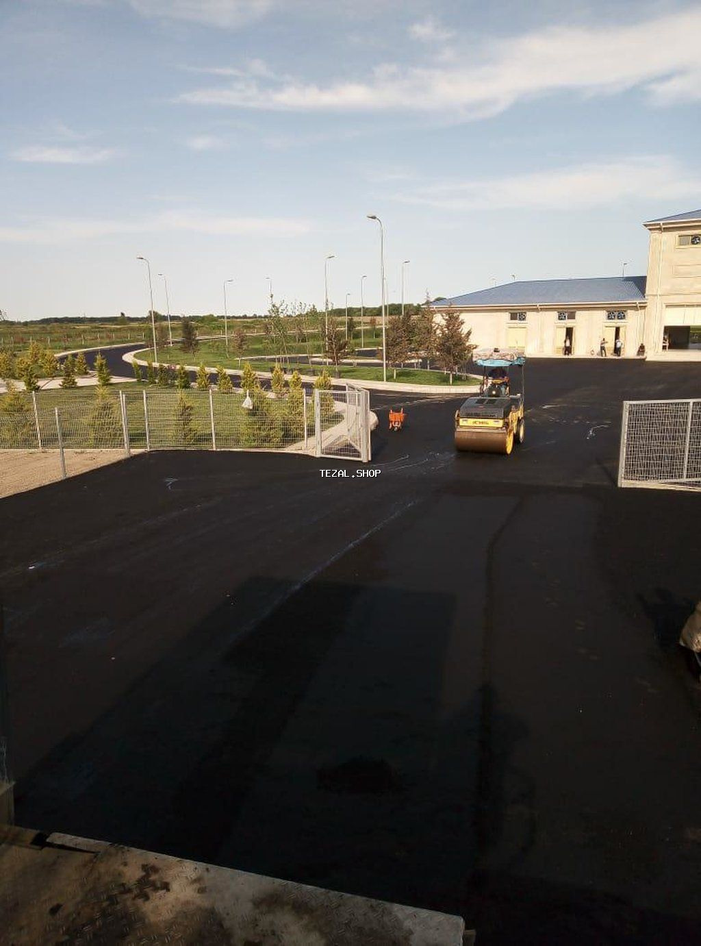 Asfalt islerini görürük mehelle daxili yolarin abyekt sahelerinin bina - şəkil 5