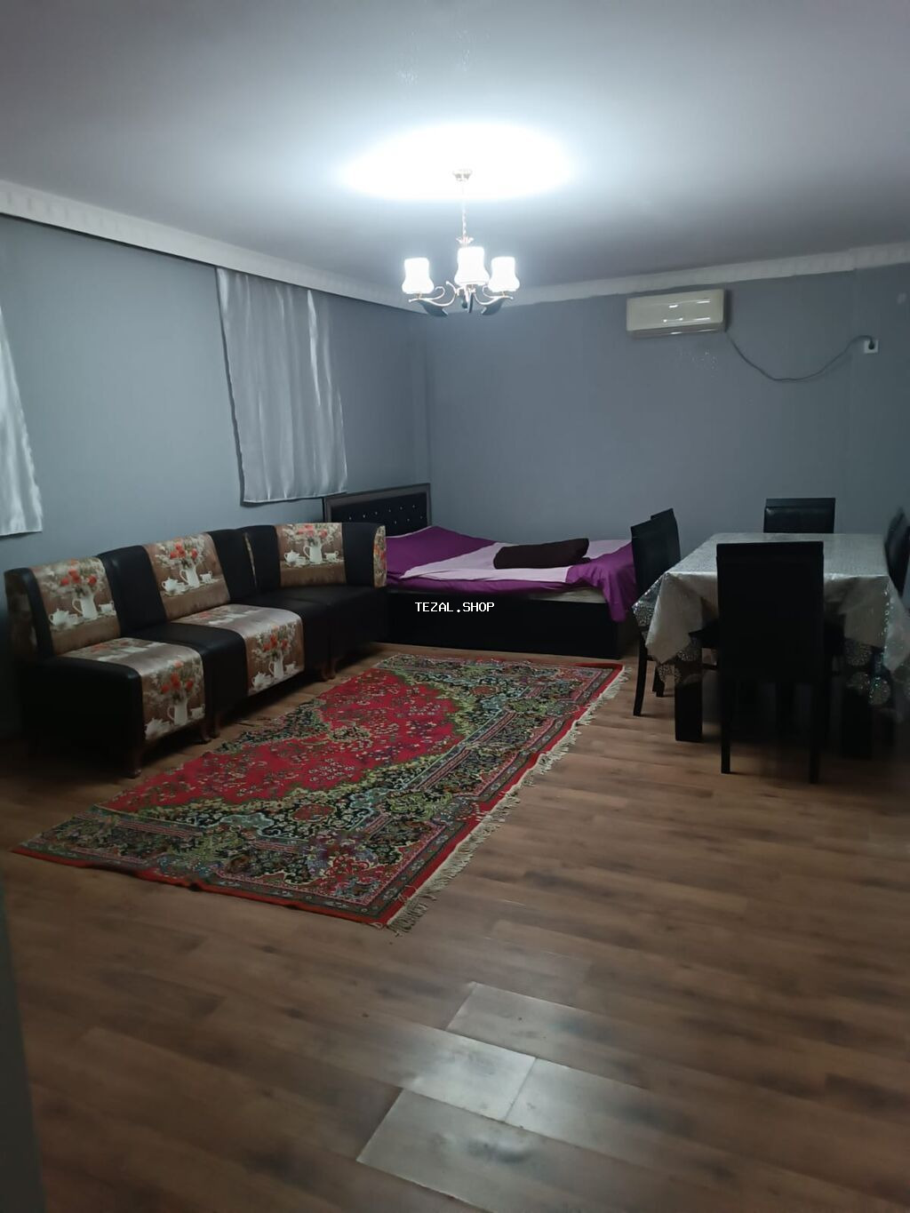 Kirayə verilir: mebellı və texnikalı mənzil - Geniş, işıqlı mətbəx - şəkil 3