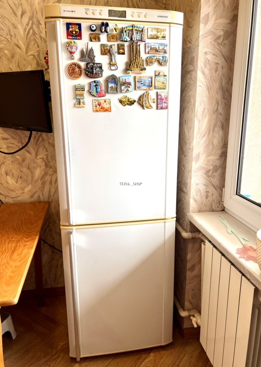 2 qapılı Samsung Soyuducu Satılır, rəng - Ağ