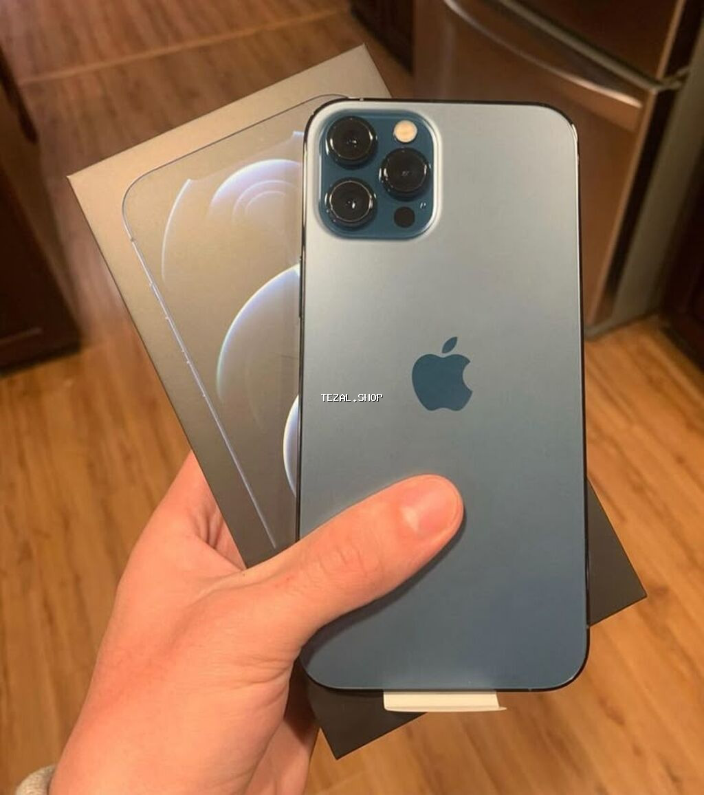 IPhone 12 Pro, 128 GB, Pacific Blue, Simsiz şarj