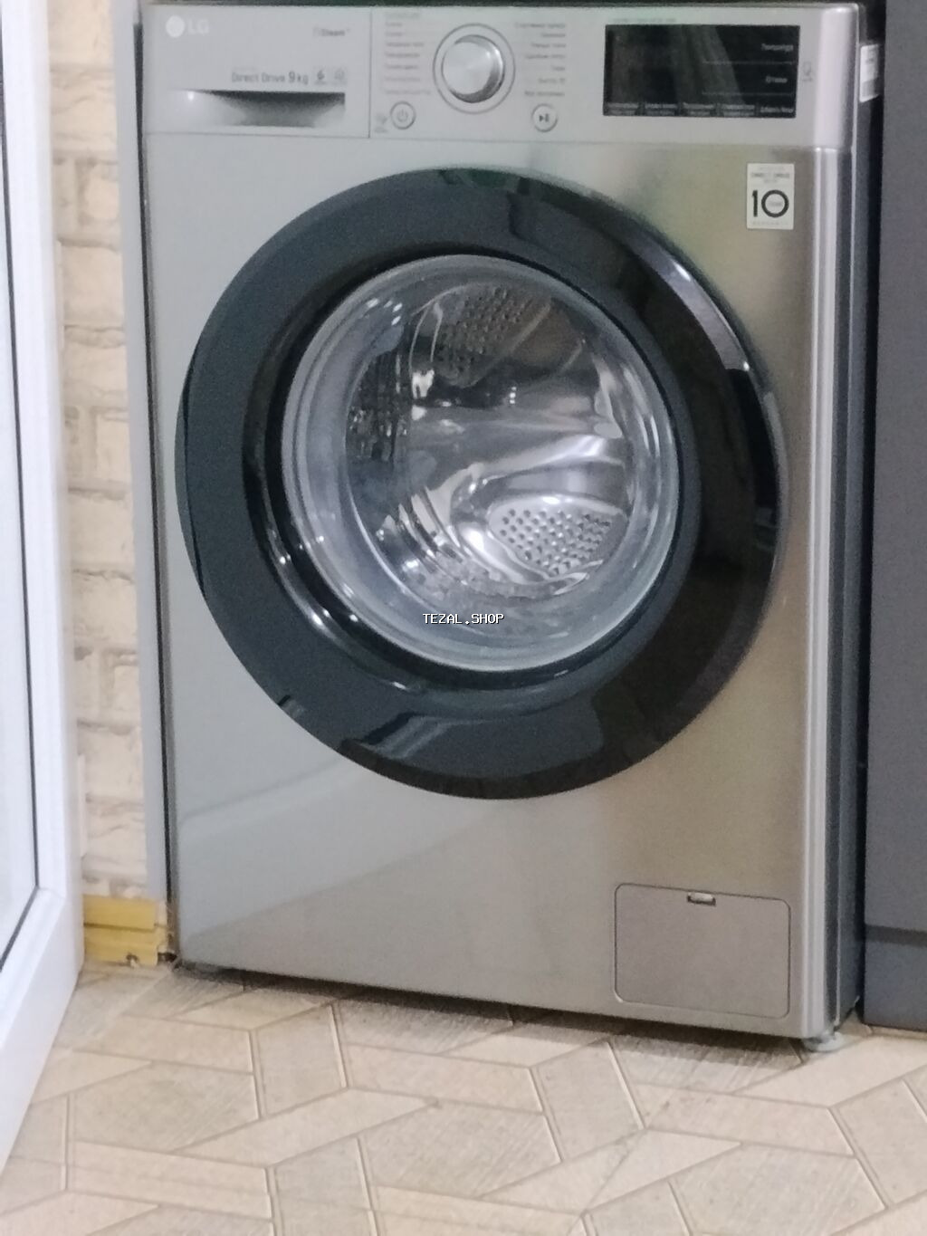 LG önyükləməli paltaryuyan maşın - Direct Drive motor texnologiyası -