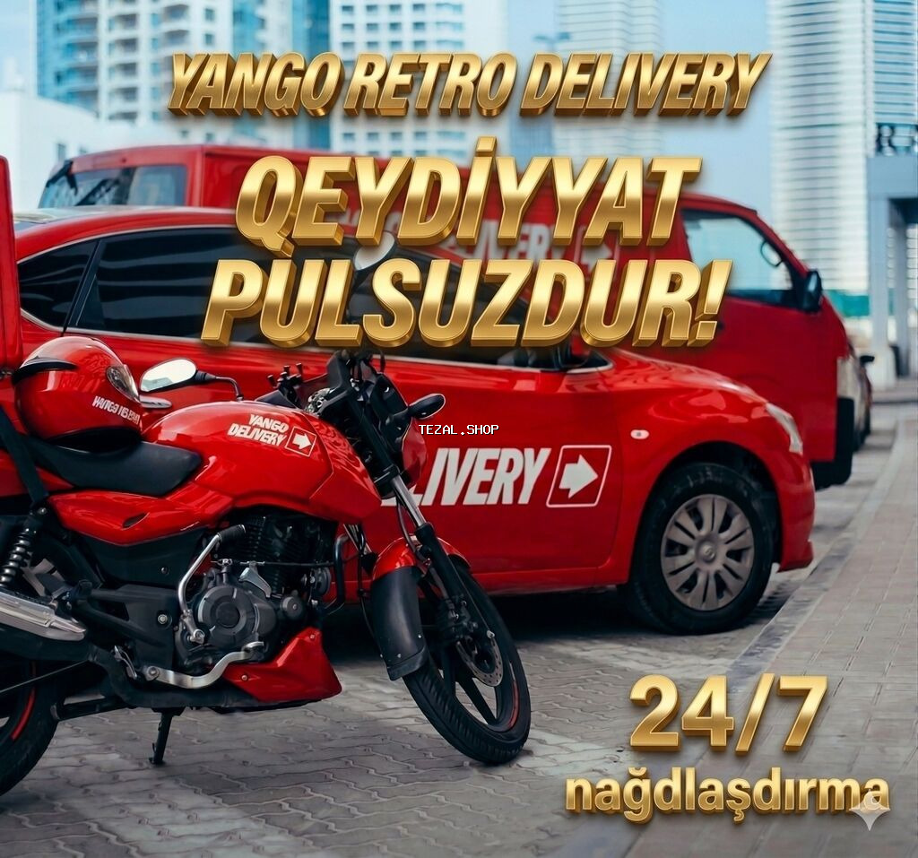 Sürücü-kuryer tələb olunur, Şəxsi nəqliyyat vasitəsi ilə, Gündəlik ödəniş, Təcrübəsiz