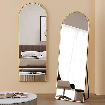 Güzgü Döşəmə üstü, Dairə, Dekorativ, Çərçivə ilə - şəkil 2