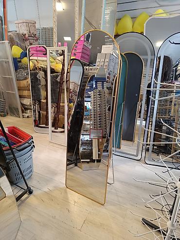 Güzgü Döşəmə üstü, Dairə, Dekorativ, Çərçivə ilə - şəkil 5