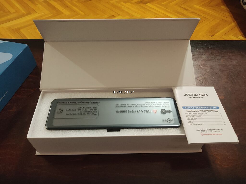 Jomise Dash Cam Mirror – güzgü tipli avtomobil videoregistratoru - şəkil 2