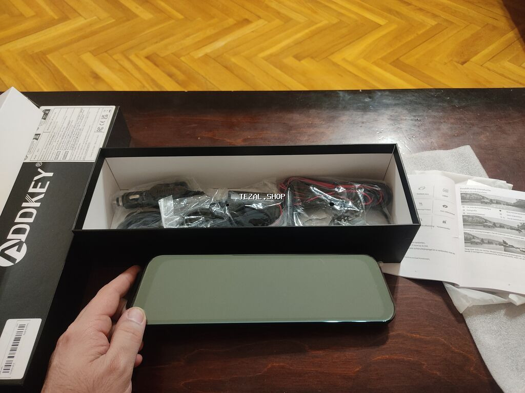 ADDKEY arxa görüntü güzgüsünə inteqrə olunan avtomobil - şəkil 2