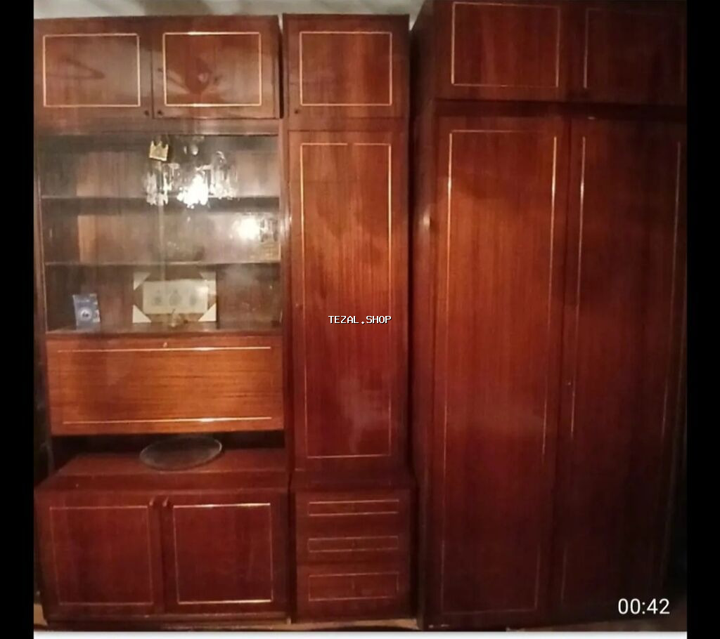 Klassik üslubda modul tipli mebel dəsti - Material: taxta/şpon